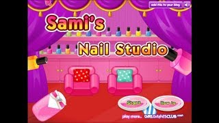 Samis Nail Studio girl game  A free girl game on girl games club [upl. by Zara]