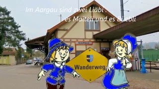 Im Aargau sind zwei Liäbi  Aargauer Aussichtsweg  ohne grosse Aussicht  2 April 2016 [upl. by Lotsyrk179]