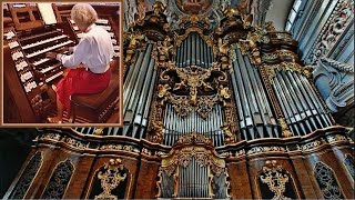 Worlds Largest Cathedral Organ  quotTOCCATA TU ES PETRAquot  Diane Bish in Passau Germany [upl. by Shipp]