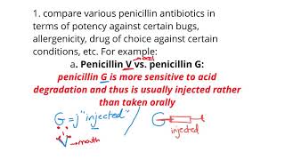 Mnemonic for penicillin V vs Penicillin G [upl. by Johnette986]