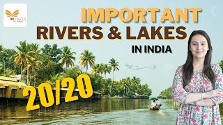 Set 12  Important 20 MCQs on Rivers and Lakes of India  Patwari  Forester exam by Yashodhra ma’am [upl. by Lemon]