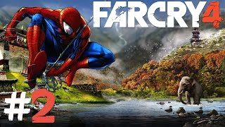 UN SPIDERMAN EN LA SELVA  PS4  Far Cry 4 2 [upl. by Herahab46]