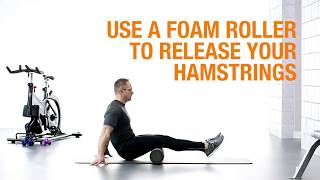 Wellness Wednesday Use a foam roller to release your hamstrings [upl. by Yokum772]