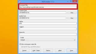 PDFCreator  Create PDF Files for Free on Windows Tutorial [upl. by Fradin]