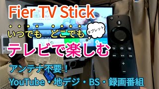 PartⅡ【Fire TV Stick】外出先で放送中のテレビ番組が見れちゃいます ！ [upl. by Dedrick]