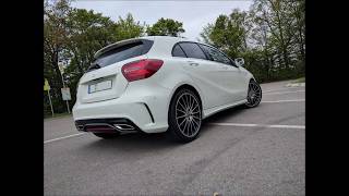 Mercedes A250 Sport Straight Pipe ab Kat  CHNNL17 [upl. by Anoerb]