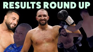 RESULTS ROUND UP HUGHIE FURY JOSE LARDUET MOURAD ALIEV amp HUSSEIN MUHAMED [upl. by Haveman]