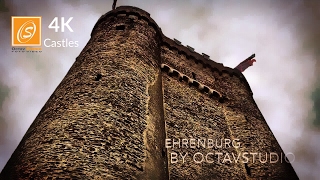 Ehrenburg Ruin Brodenbach Germany 4K UHD [upl. by Aiuqes]