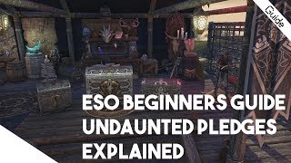 ESO Beginner Guide  Undaunted Pledges Explained Start Farming Keys For Monster Sets Early [upl. by Ttemme406]