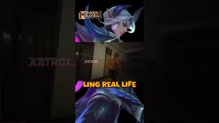 Ling Real Life mobilelegends mlbb ling reallife [upl. by Yentyrb823]