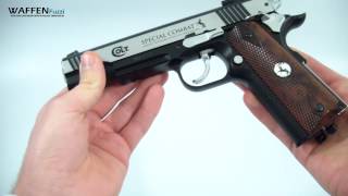 Colt Special Combat Classic CO2 Pistole 45 mm BB CO² Waffentest wwwwaffenfuzzide [upl. by Leiand854]