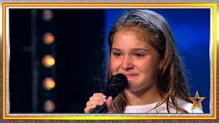 Esta niña tiene problemas de corazón y cantar es su refugio  Audiciones 5  Got Talent España 2019 [upl. by Dibb]