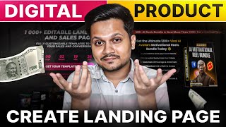 How To Create A Landing Page In WordPress  Digital Product Selling Business 2023 [upl. by O'Dell]