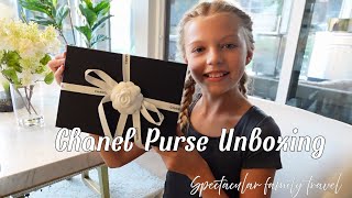 Chanel Purse Unboxing luxury travel chanel [upl. by Ahtanaram298]