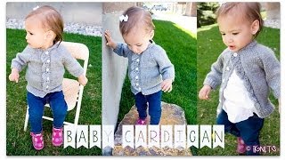 Baby Cardigan KNITALONG4 [upl. by Torosian]