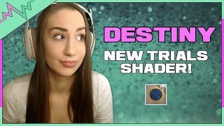 NEW TRIALS SHADER Reaction amp Showcase  Destiny Rise of Iron the Devoted Shader [upl. by Adlesirc362]