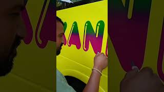 Vinyl Graph Sticker and Paint Job workgraphicsdesign vinylprinting painting [upl. by Hsuk]