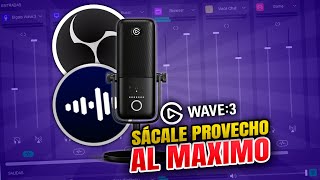 🔴 Configuración actualizada 2024 de elgato Wave Wave Link OBS separa pistas etc [upl. by Nylasor91]