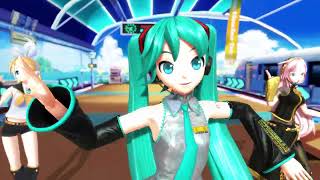 Project Diva MMD  Tricolore Airline Miku Ver [upl. by Swayder]