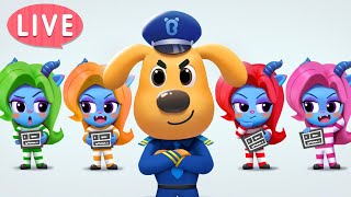 🔴LIVE  Antels Rescue Mission  Police Cartoon  Kids Videos for Kids  Sheriff Labrador [upl. by Gromme]