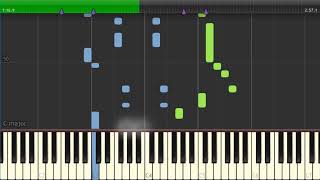 Claude Bolling  아일랜드의 여인 Synthesia  Piano CoverTutorial Claude Bolling  Irlandaise [upl. by Nythsa813]