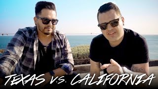 TEXAS VS CALIFORNIA TACO THROWDOWN [upl. by Aronal]