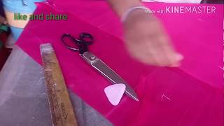 Dhoti salwar cutting and stitching [upl. by Alamak]