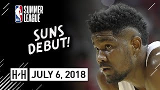 DeAndre Ayton Full Suns Debut Highlights vs Mavericks 20180706 NBA Summer League  10 Pts 8 Reb [upl. by Wilkison957]