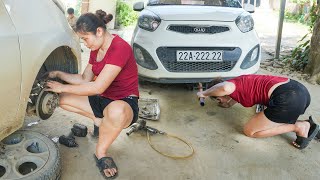 Full Timelapse Genius Girl Repair And Restore The Broken 5 Ton Truck  Mechanical Girl [upl. by Marron]