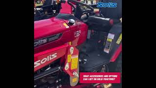 What accessories and options can I get on SOLIS Tractors [upl. by Ecinahs]