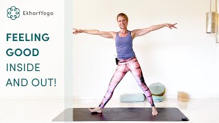 The Feel Good 30 Day Yoga Challenge Day 1 30 Minute Yoga with Esther Ekhart [upl. by Venator]