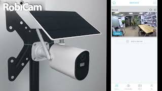 【Ubox】ROBICAM Connection Wire Free Spotlight Solar Camera LOGO [upl. by Einnaffit353]