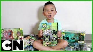 Ben 10 Toys  Omni Launcher Battle Figures feat CKN Toys  Cartoon Network [upl. by Alexio]