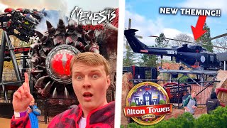 EVERYTHING NEW around Nemesis Reborn  Alton Towers [upl. by Jase]