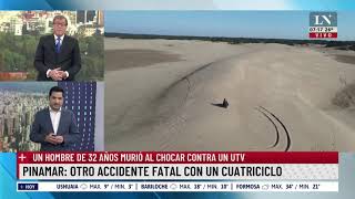 Pinamar otro accidente fatal con un cuatriciclo [upl. by Nwadahs]