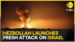 IsraelHezbollah War Hezbollah Says Intel Base Targeted In Tel Aviv  World News  WION [upl. by Anoo]