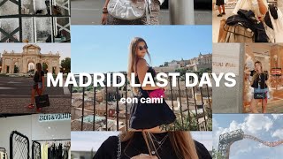 vlog madrid mis ultimos dias aqui  camila abreu [upl. by Ytram]