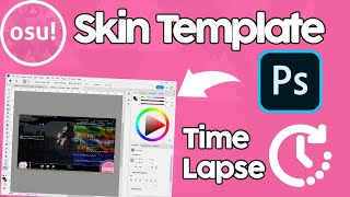 Kind of Making an osu skin template TIME LAPSE download in description [upl. by Camille785]