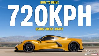 Forza Horizon 5  How To Drive 720KPH Using Forza Logic [upl. by Anitsim]