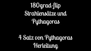 4 Satz von Pythagoras  Herleitung [upl. by Neelyaj]