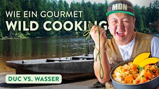 Veganer GemüseReis mit gefiltertem Wasser 🍛  Wie ein Gourmet  Wild Cooking [upl. by Tenenbaum793]