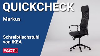 IKEA Markus Schreibtischstuhl im FACTS Test [upl. by Sanbo]