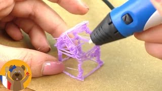 Stylo 3D  Premier test avec le stylo 3D  Dessiner une maison en 3D  Victorstar 3D Pen Unboxing [upl. by Wilfreda]