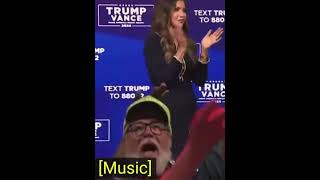 Happy uncle at Trump town hall doin’ the YMCA [upl. by Salas326]