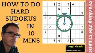 How To Do Hard Sudokus In 10 Minutes [upl. by Yirinec977]