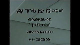 As Told By Ginger quotA Lesson In Tightropesquot First Cut Animatic [upl. by Stevena]