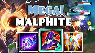 Wildrift  This NEW Malphite Build is Insanely broken MEGA CARRY [upl. by Westphal502]