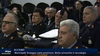 Municipale di Alcamo festeggia santo protettore Multe reinvestite in tecnologia [upl. by Ttiwed81]