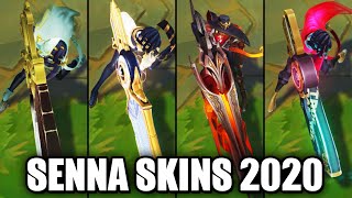 All Senna Skins Spotlight League of Legends [upl. by Eniamat169]