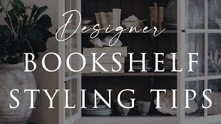 How to Decorate a Bookshelf  Styling the Perfect Bookcase  Suzie Anderson Home [upl. by Consuela]